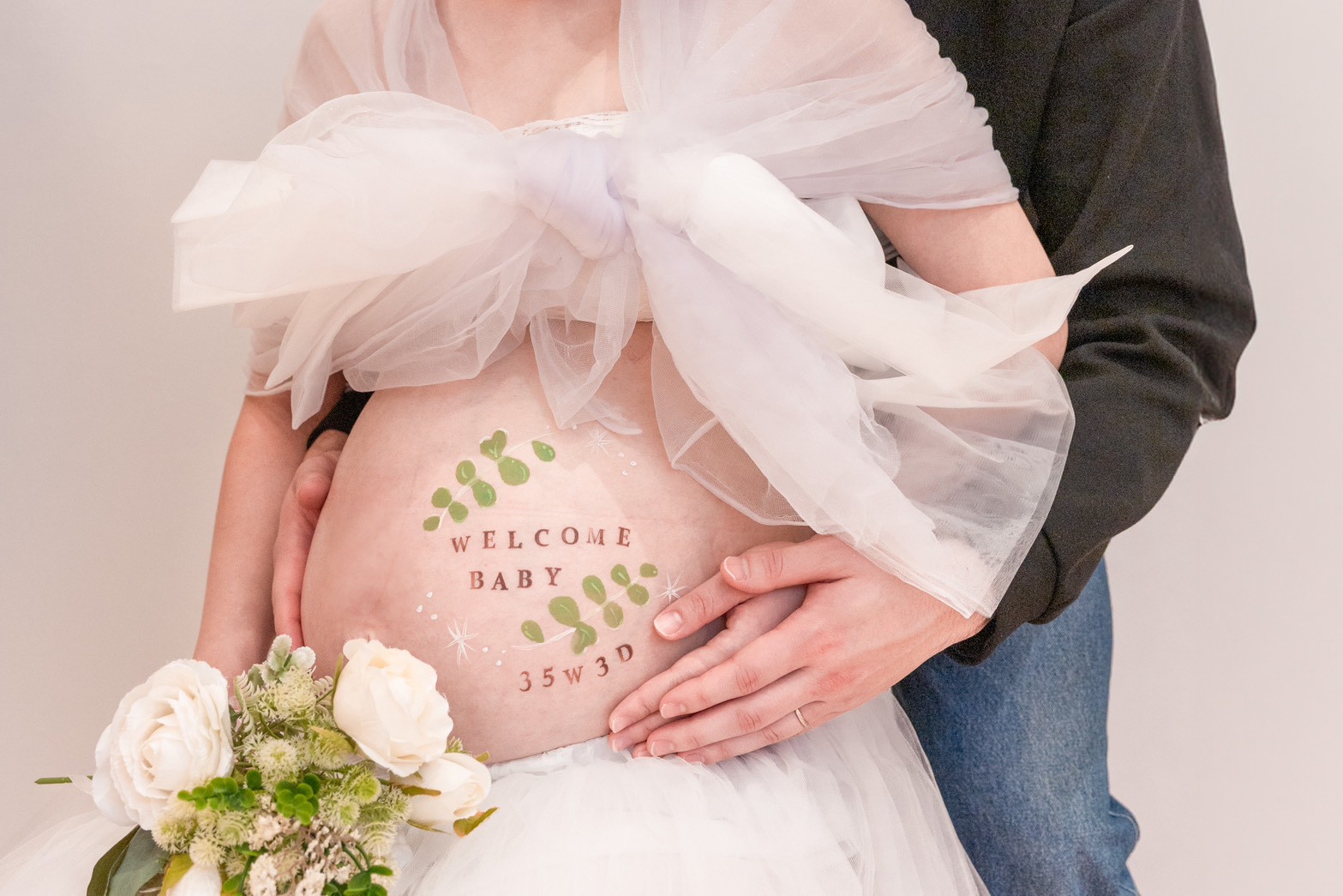 2026年♪ 新しい年のスタートからマタニティペイント撮影会🎵✨