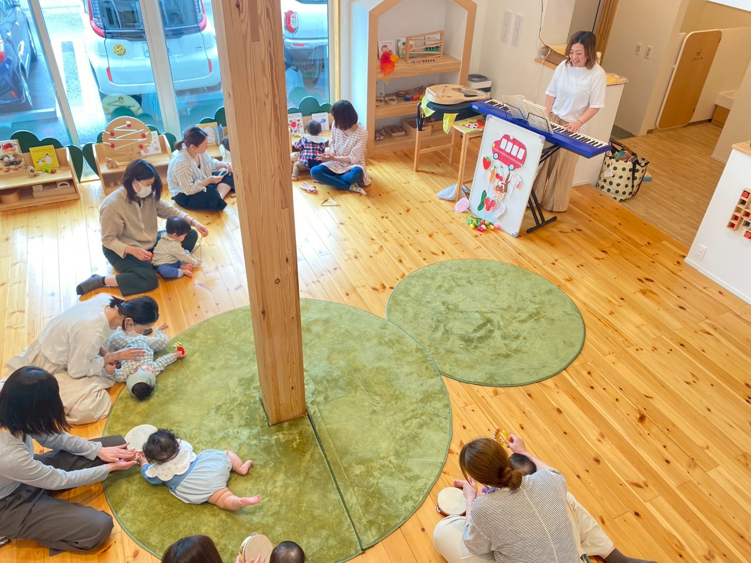 《0～1歳未満対象》音とリズムに親しむ♪ はじまりの音を親子で楽しもう！ ベビーからのふれあい音育リトミック🎵
