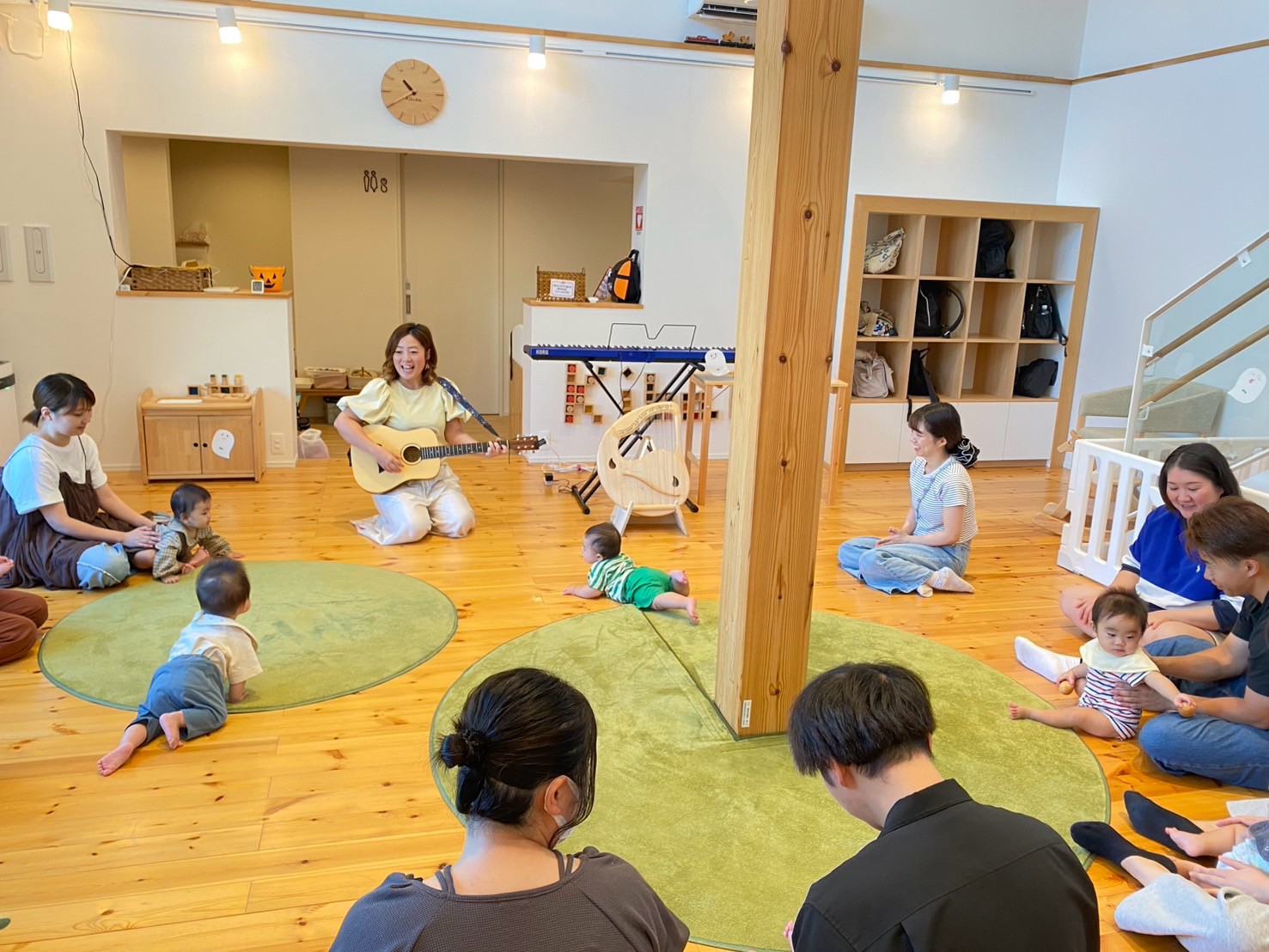 《0～1歳未満対象》音とリズムに親しむ♪ はじまりの音を親子で楽しもう！ ベビーからのふれあい音育リトミック🎵